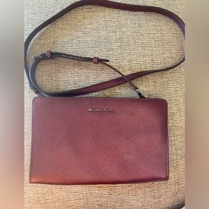 Michael Kors Plum Color Crossbody Purse